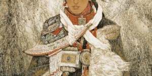 关于敬庭尧西藏题材绘画《山风》的思考