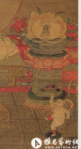 北宋玻璃花瓶静物画赏析（图）