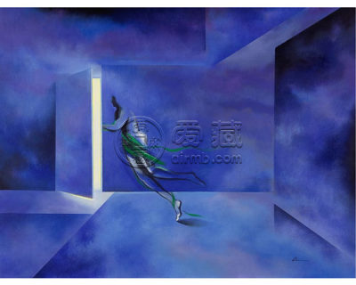 追逐　90×130cm　油色麻布　2005