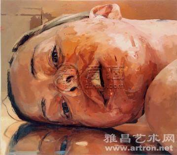 Jenny Saville Reverse 200203 84 x 96 inches 213.4 x 243.8 cm