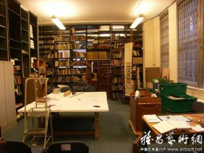 余辉在大英博物馆的工作室