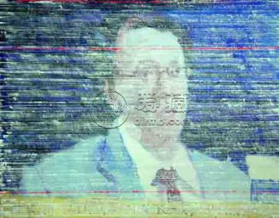 金阳平 发言人2 布面综合材料 60x80cm 2006