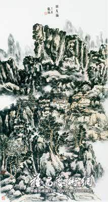 龙瑞作品《访友图》