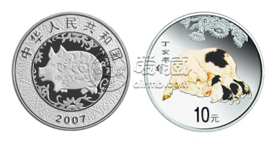 2007生肖彩色金银纪念币价格值多少钱？2007生肖彩色金银纪念币价值
