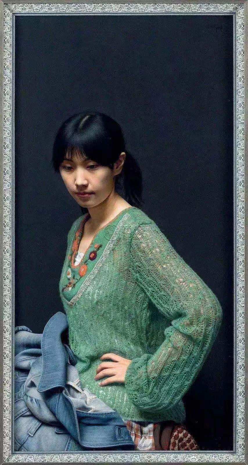 冷军油画拍卖纪录是多少钱？冷军油画作品《小姜》欣赏