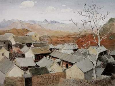 吴冠中油画作品欣赏，吴冠中油画作品鉴赏