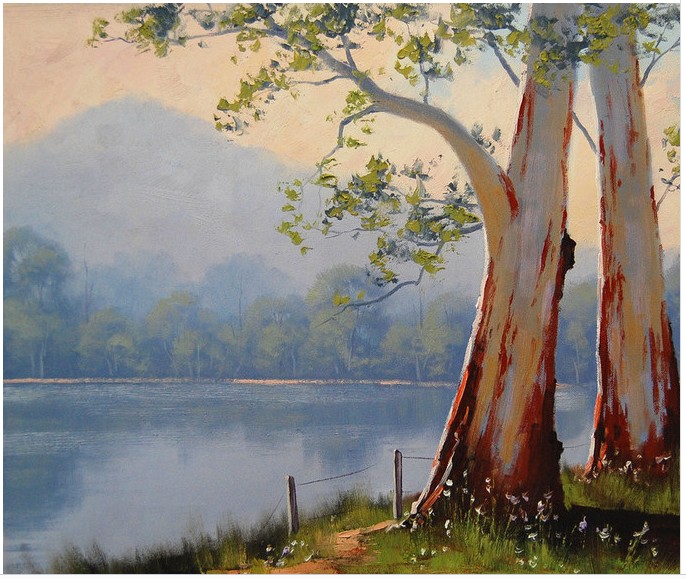 印象派风景油画作品欣赏，毕沙罗风景油画图片鉴赏-爱藏网