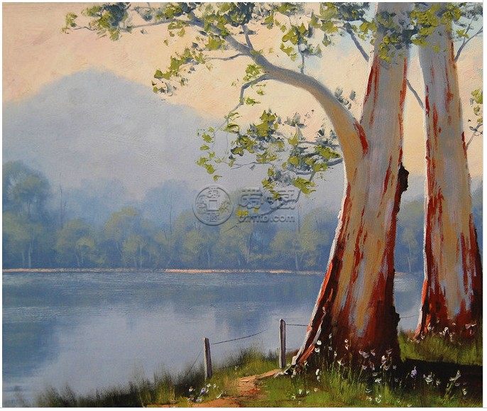 印象派风景油画作品欣赏，毕沙罗风景油画图片鉴赏