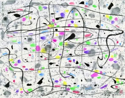 吴冠中版画作品欣赏，吴冠中版画高清图片
