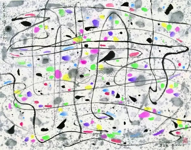 吴冠中版画作品欣赏，吴冠中版画高清图片