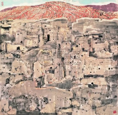 吴冠中版画作品欣赏，吴冠中版画高清图片