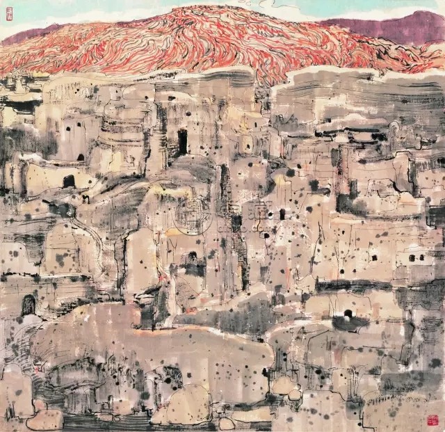 吴冠中版画作品欣赏，吴冠中版画高清图片