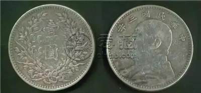 3年袁大头价格   开口贝版△版的图片