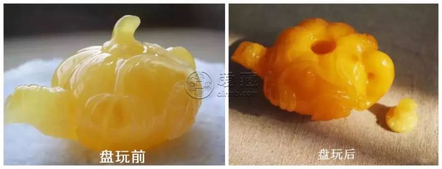 蜜蜡盘玩10年的效果图    蜜蜡盘玩方法