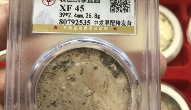 袁大头民国九年中发小嘉禾 图片及特征