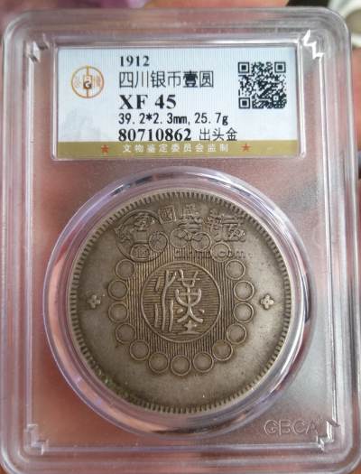 四川大汉银币出头金 图片及价格