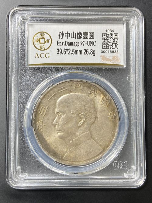 孙中山开国纪念币银币真品图片及最新价格值多少钱-爱藏网