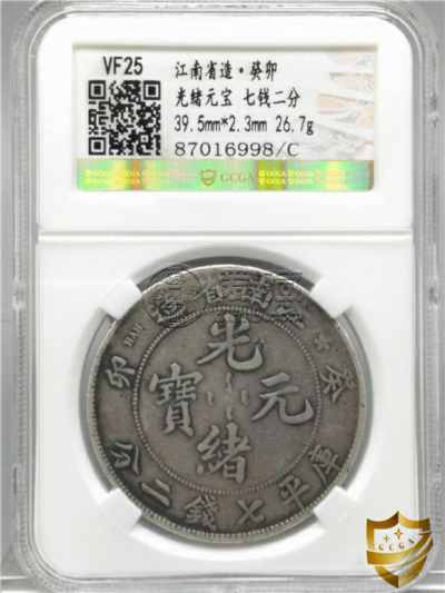 江南省造癸卯光绪元宝真品版别 图片及市价