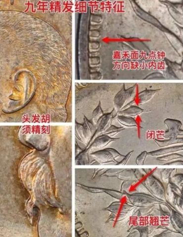 银元袁大头九年的版别 图片及行情