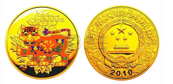 5盎司虎年彩金币价格 5盎司虎年彩金币最新价格