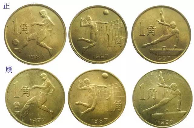 8.中華人民共和国 1角黄銅貨 1987年 記念 古銭 外国コイン 第6