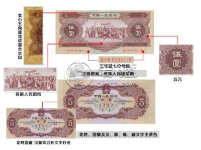 1956年5元人民币价格  1956年5元人民币值多少钱