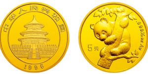 1996年熊貓金幣回收價目表    1996年熊貓金幣市場價