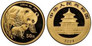 2004年熊貓金幣回收價(jià)目表  2004年熊貓金幣市場價(jià)多少