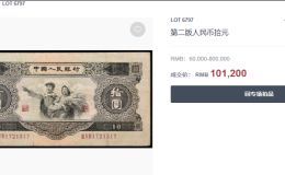 第二套人民币10元图片及价格   第二版10元人民币最新价格