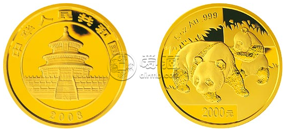 2008年熊猫金币回收价目表 2008年熊猫金币套装价格
