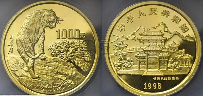 1998年12盎司生肖虎金币价格 1998年12盎司生肖虎金币市价多少