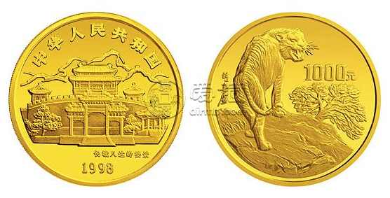 1998年12盎司生肖虎金币价格 1998年12盎司生肖虎金币市价多少