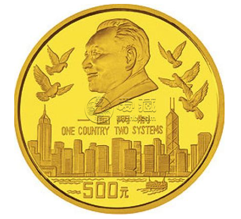 香港回归祖国金银币1组5盎司金币价格 回收价目表