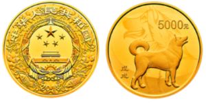 2018年狗年纪念金币价格  2018年狗年纪念金币最新价格