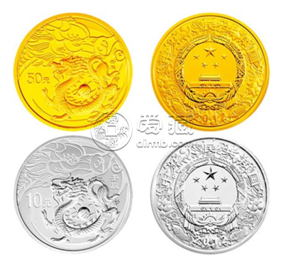 2012年龙年金银币价格  2012年龙年金银币市场行情