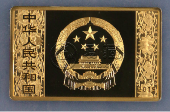 2019猪年150克长方形金币价格