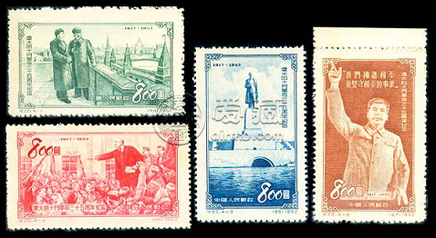蘇聯十月革命35周年紀念郵票 十月革命35周年紀念郵票收藏價值