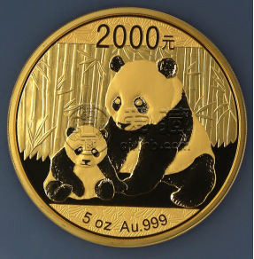 2012年5盎司熊猫金币市场价   2012年5盎司熊猫金币价格