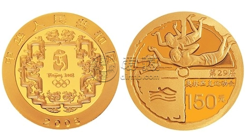 第29届奥林匹克运动会纪念金币价格   第29届奥林匹克运动会纪念金币价值多少