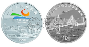 海南20周年金银币价格表    海南20周年金银币最新价格