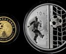 2005年德国世界杯足球彩金银币价格    2005年德国世界杯足球彩金银币最新价格