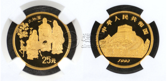 1993年太极图金币价格    1993年太极图金币最新价格
