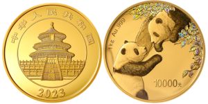 2023熊貓金幣公斤幣價目表  2023年1公斤熊貓金幣價格