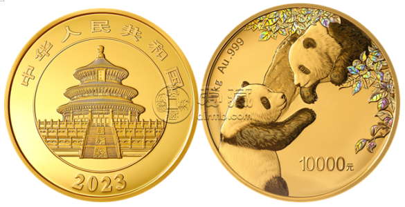 2023熊猫金币公斤币价目表  2023年1公斤熊猫金币价格