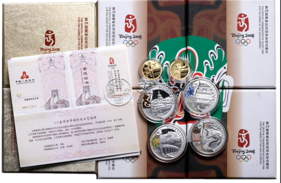 29届奥运会纪念币第二组价格   2008年第29届奥运会金银币收藏价格