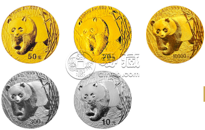 2002年熊猫金银币套装价格      熊猫金银币最新市场价格表