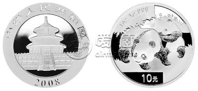 2008年熊猫银币市场价 2008年熊猫银币价值多少
