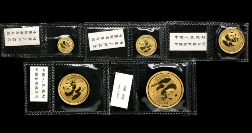 2000年熊猫金币回收价目表    熊猫金币2000年套装价格