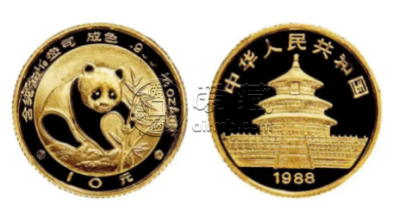 1988年熊猫纪念币 1988年熊猫金币套装价格
