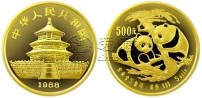 1988年熊猫金币回收价目表   1988年熊猫金币发行量